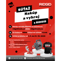 Soutěž s RIDGID – Nakup a vyhraj!